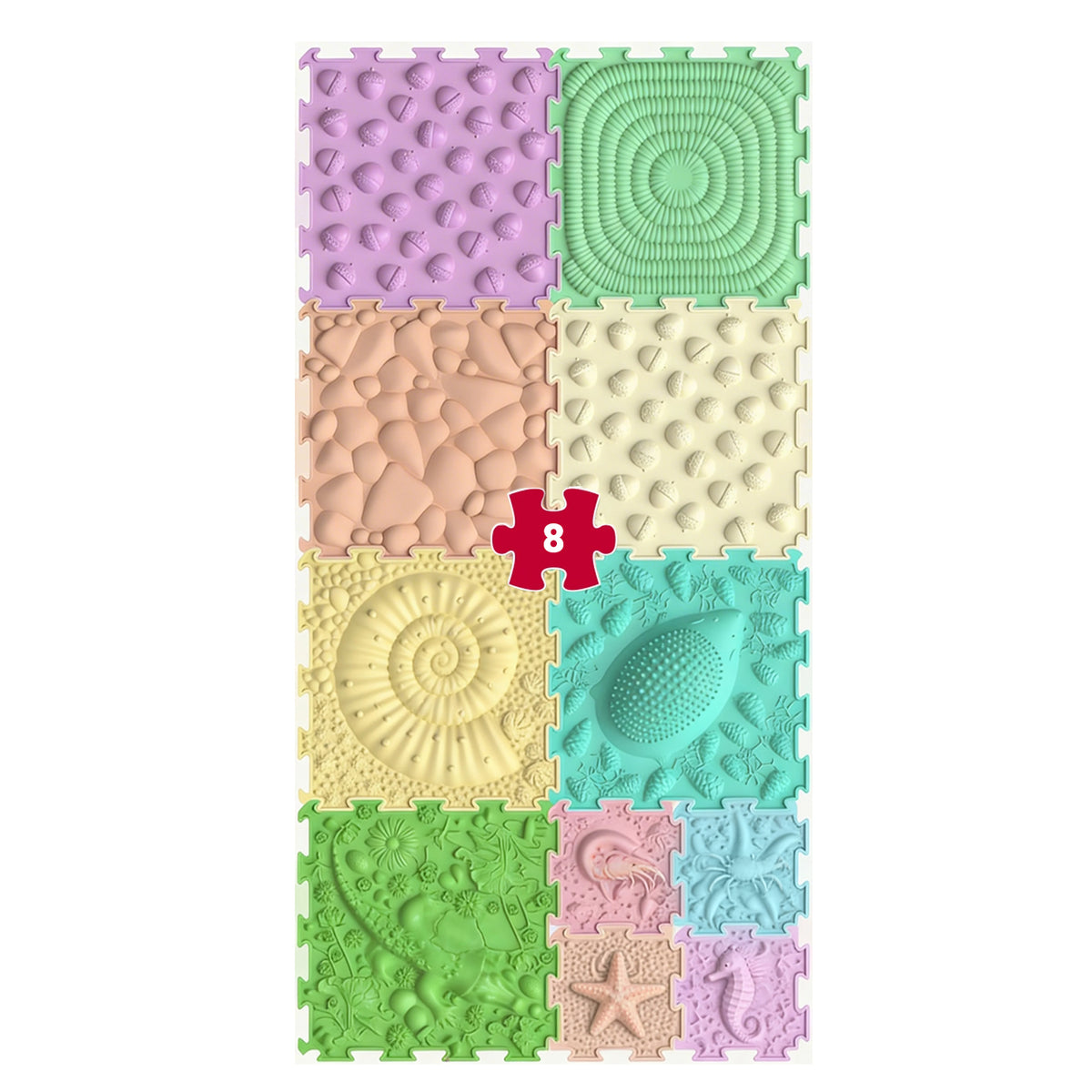 Orthoplay Sensorische Massage Puzzelmat